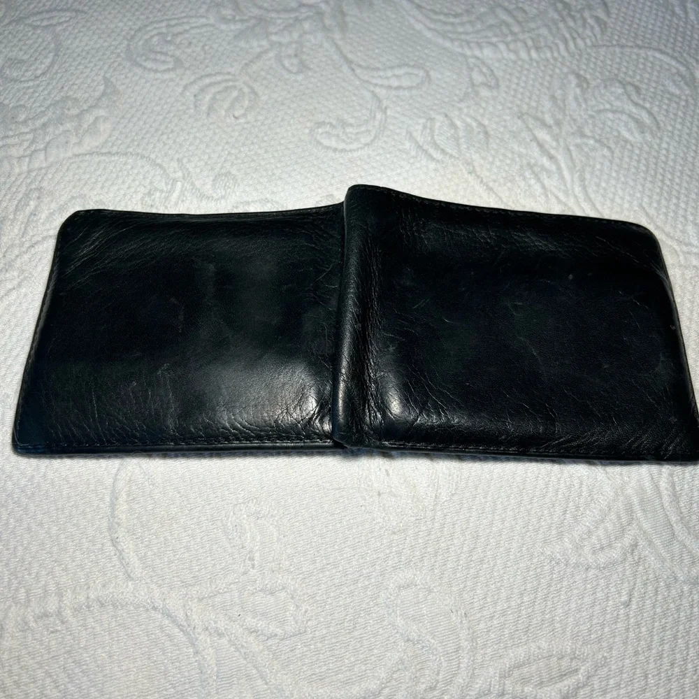 Osgood Marley mini Black Leather RFID Wallet